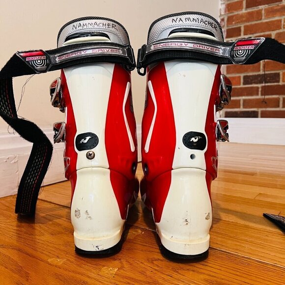 Men\'s Nordica Speedmachine 8 Red & Cream Size 280-285 Mondopoint 325mm
